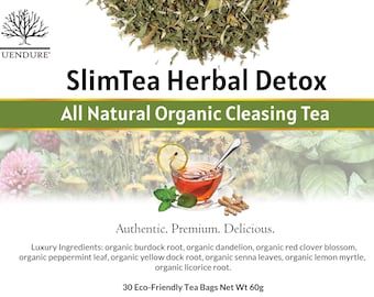 SlimTea Herbal Detox Organic Tea bags