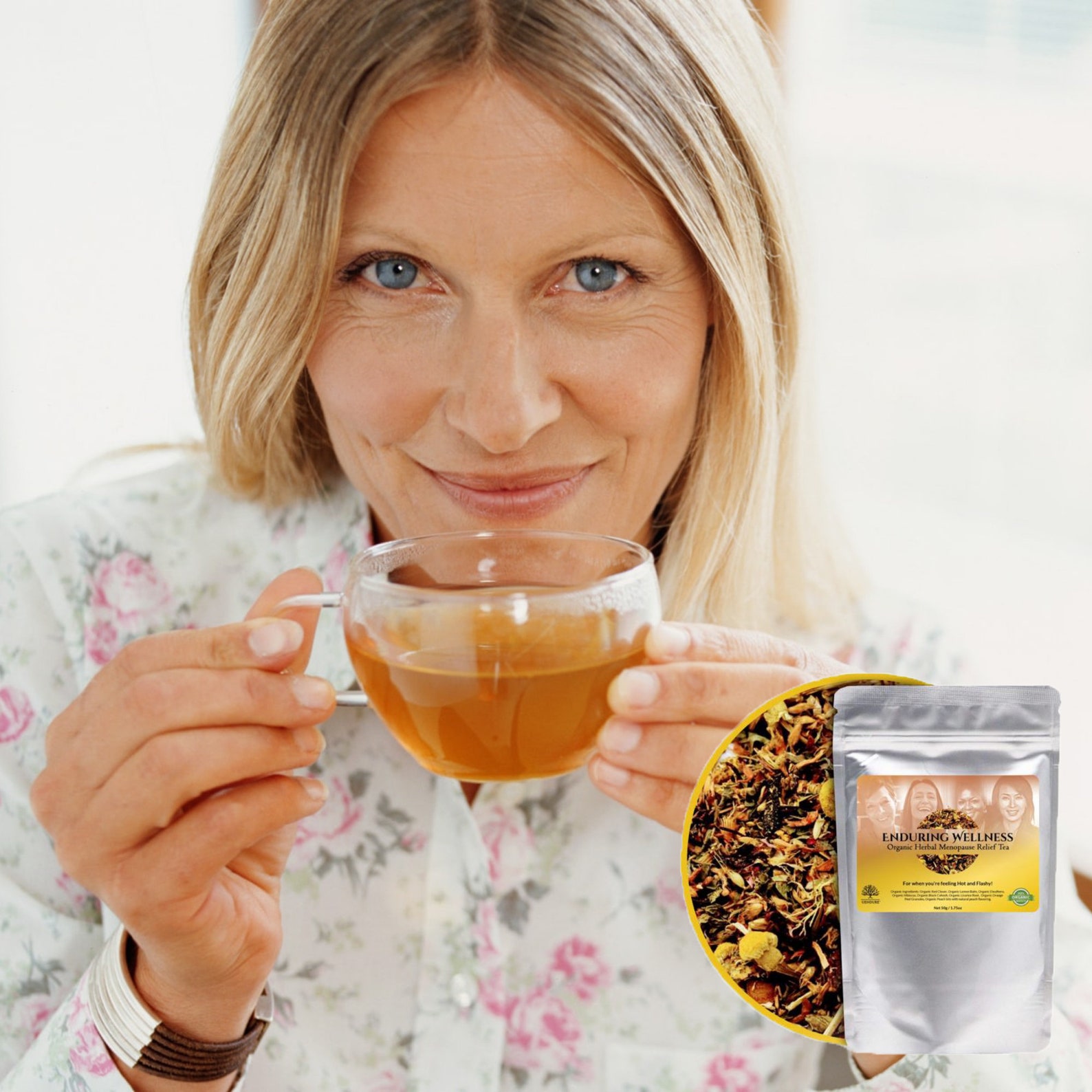 Organic Menopause Tea, Check Out the Reviews Premium Tea Bags Herbal Hormonal Relief Tea Blend