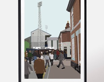 The Baseball Ground - Derby County Print