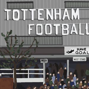 White Hart Lane Tottenham Hotspur Print image 2