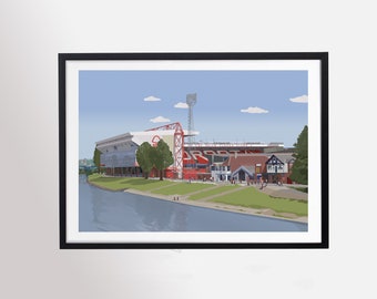 The City Ground - Nottingham Forest Print