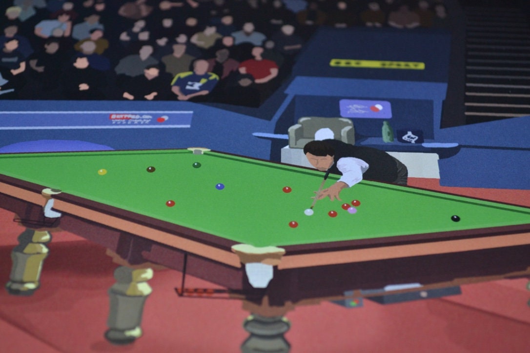 The Crucible Sheffield Snooker World Championships Print Etsy