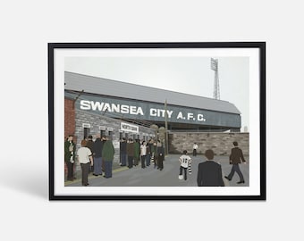 The Vetch Field - Swansea City Print