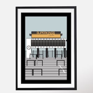 Spion Kop, Meadow Lane; Heimat von Notts County Football Club Drucken