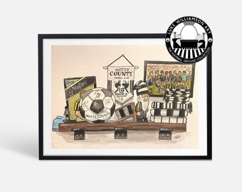 The Memorabilia Shelf - Notts County - Print