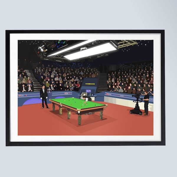 The Crucible, Sheffield - Snooker World Championships Print