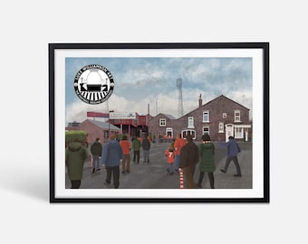 Bootham Crescent - York City print