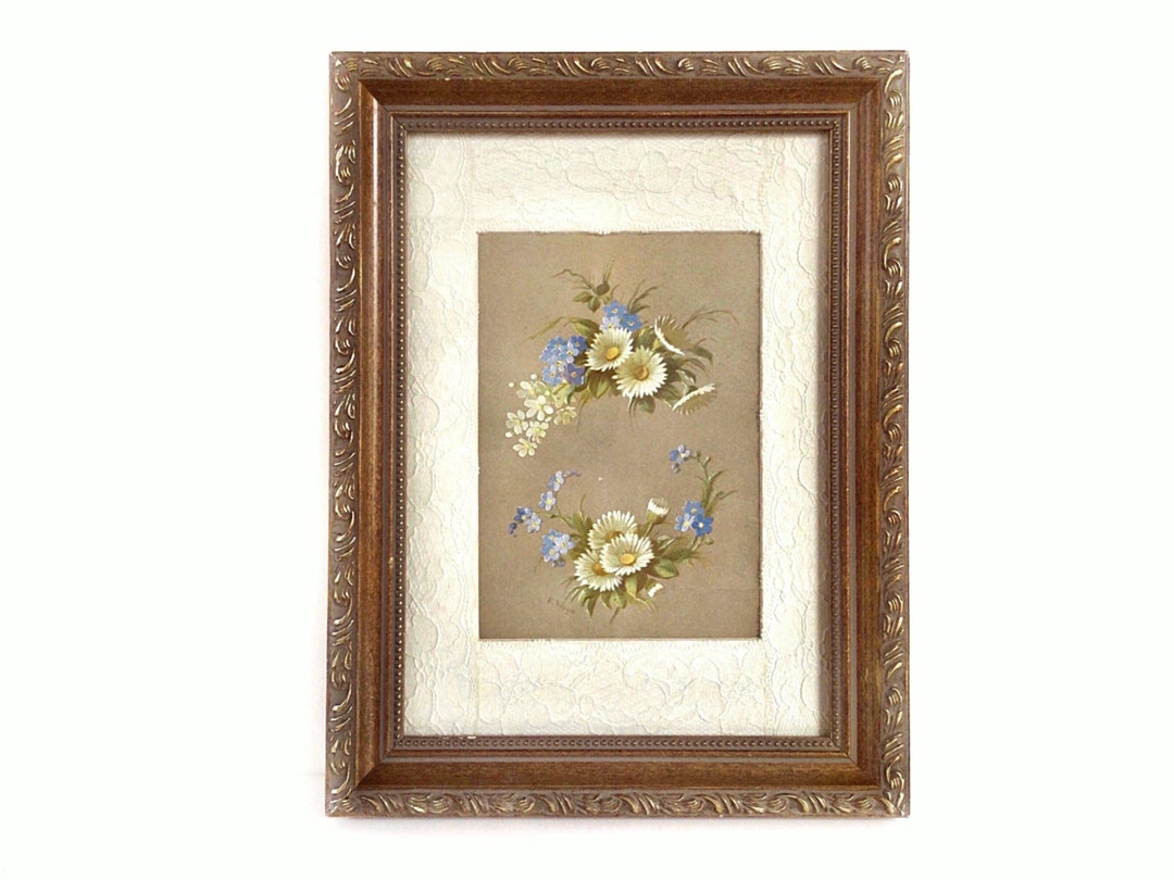 Emilie Vouga Chromolithograph, Antique Floral Art - Etsy