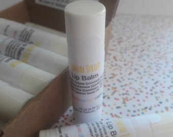 Candied Lemon Vegan Lip Balm: Sugared Lemon Drop