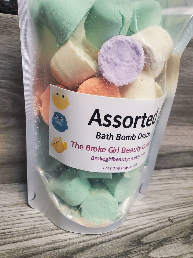 Kid Friendly Bath Bomb Drops // Foaming Bath Bomb // Kid | Etsy