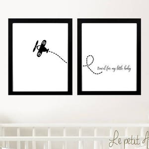 Nursery Printables Set Printable Art Travel Far Printable Art Etsy
