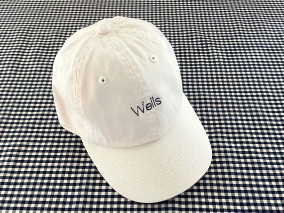 Personalized Toddler Baseball Hat, Navy, Light Pink, White, Blue