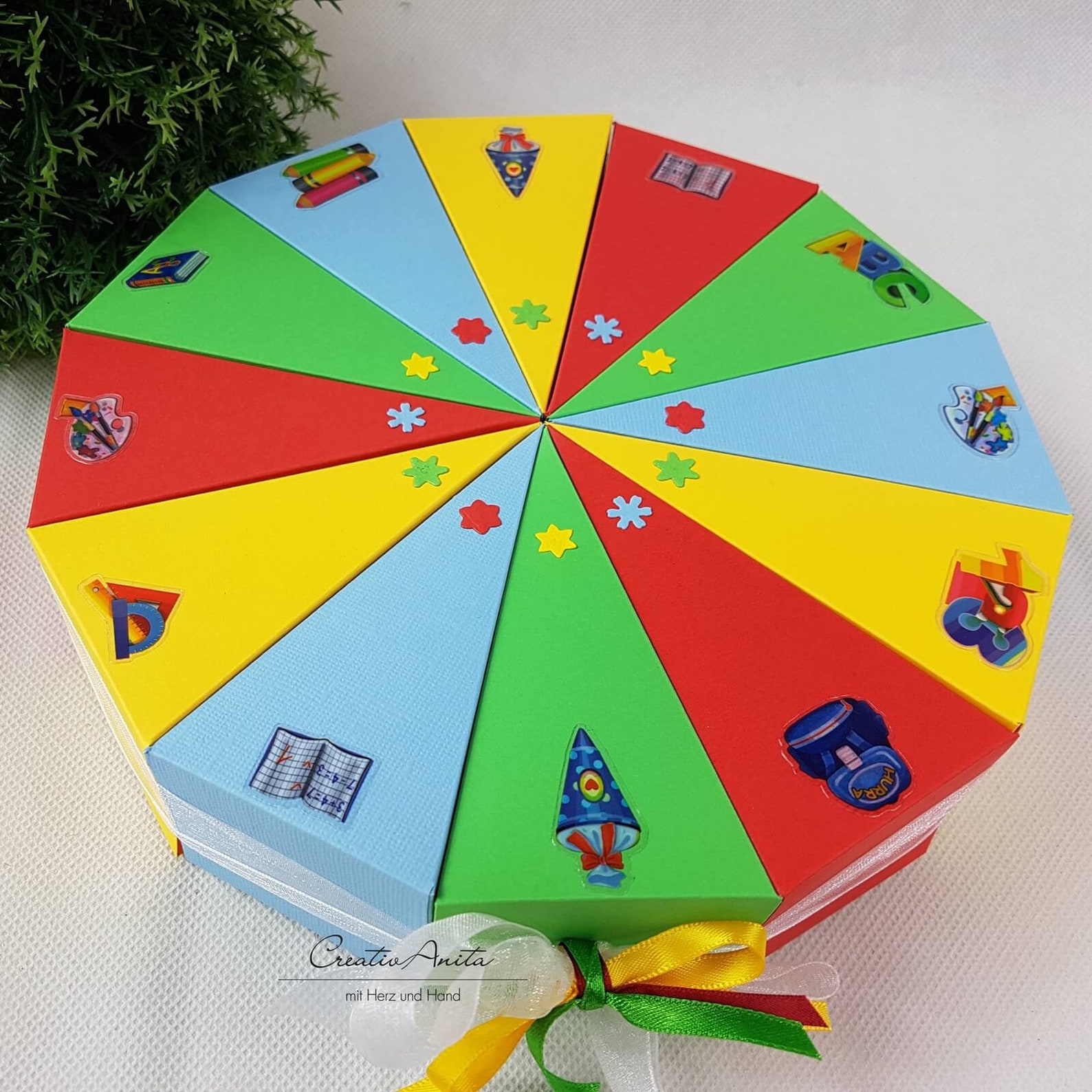 Torte SCHULANFANG EINSCHULUNG 2stöckig Geschenkidee | Etsy