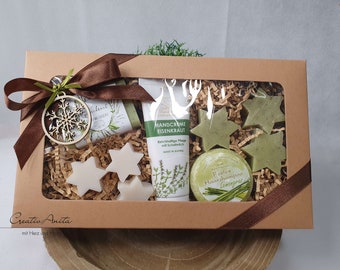 Pflegende Seifen-Geschenkbox "Erfrischend Zitronig" mit hochwertigen Schafmilchseifen - Set