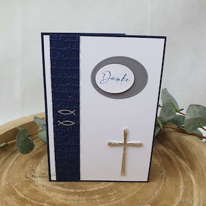 Danksagungskarte Kommunion Konfirmation zur Serie "Christlich"