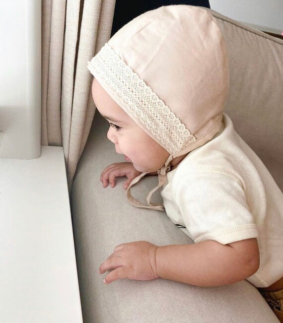 baby cotton bonnet