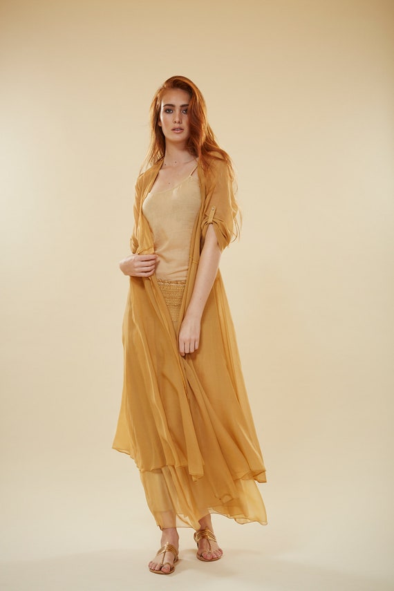 silk wrap jacket