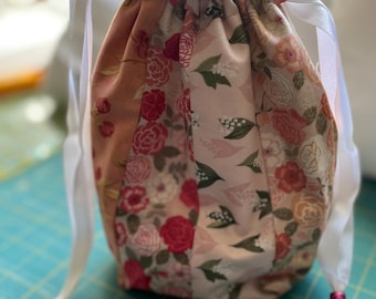 soft fabric drawstring bag