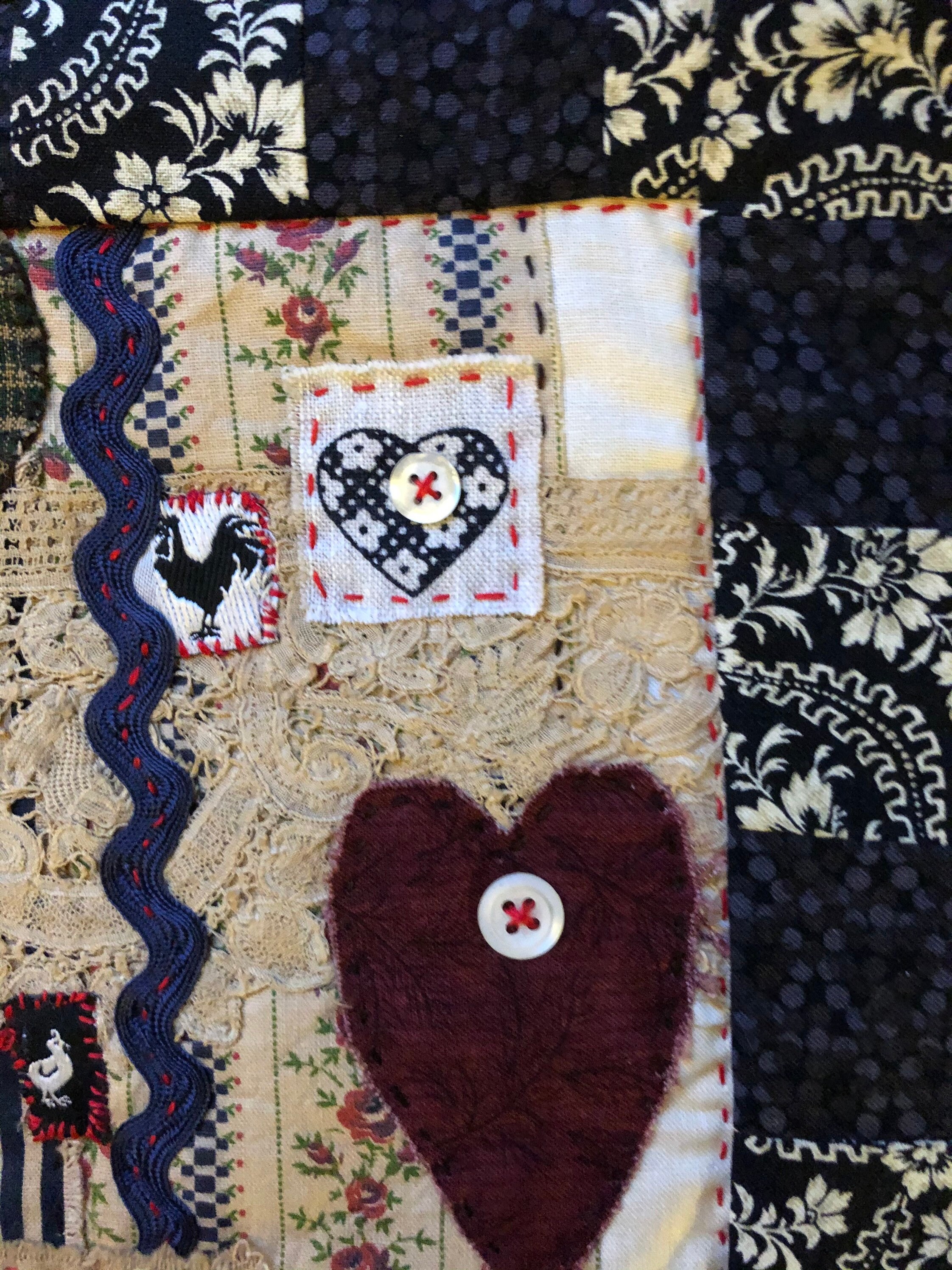 Vintage style wall hanging Etsy