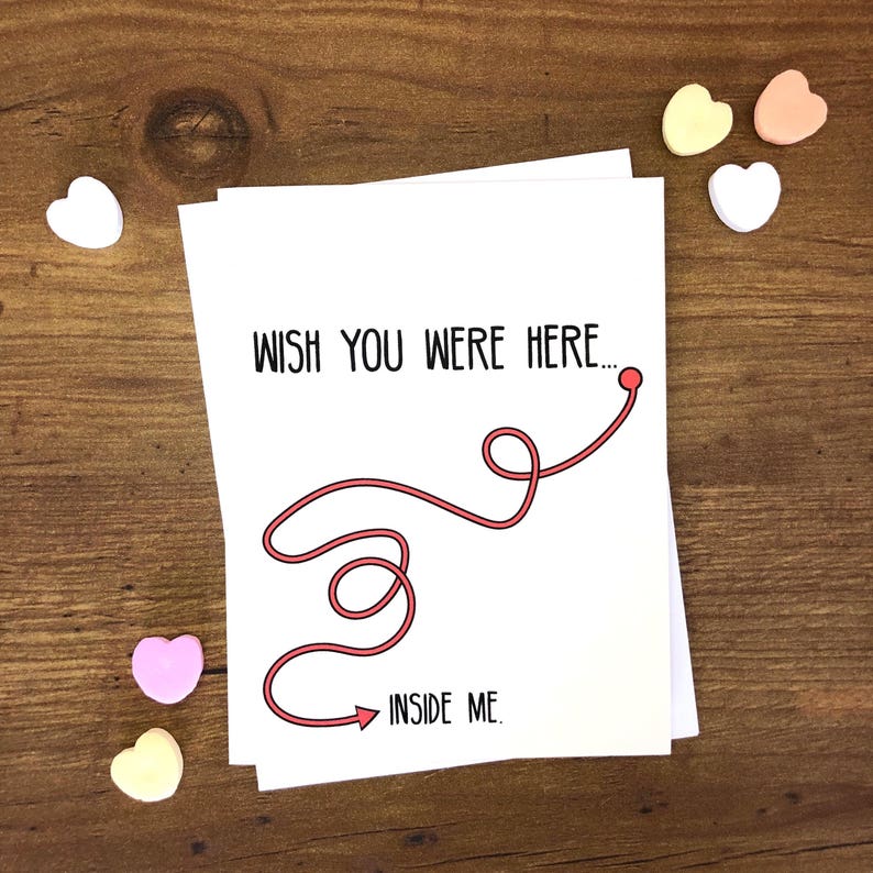 Long Distance Relationship Card, Long Distance Card, ldr card, Long Distance Relationship Gift, ldr, Valentines Day Card, Wish You Were Here image 4