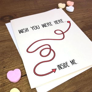 Long Distance Relationship Card, Long Distance Card, ldr card, Long Distance Relationship Gift, ldr, Valentines Day Card, Wish You Were Here image 5