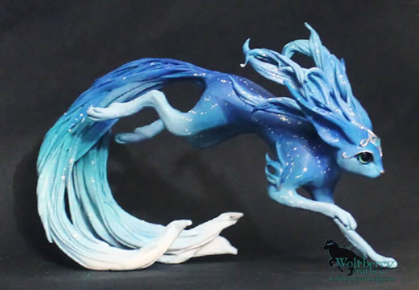 FREE SHIPPING Water elemental fantasy figurine Etsy