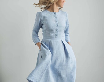 denim dress for wedding guest