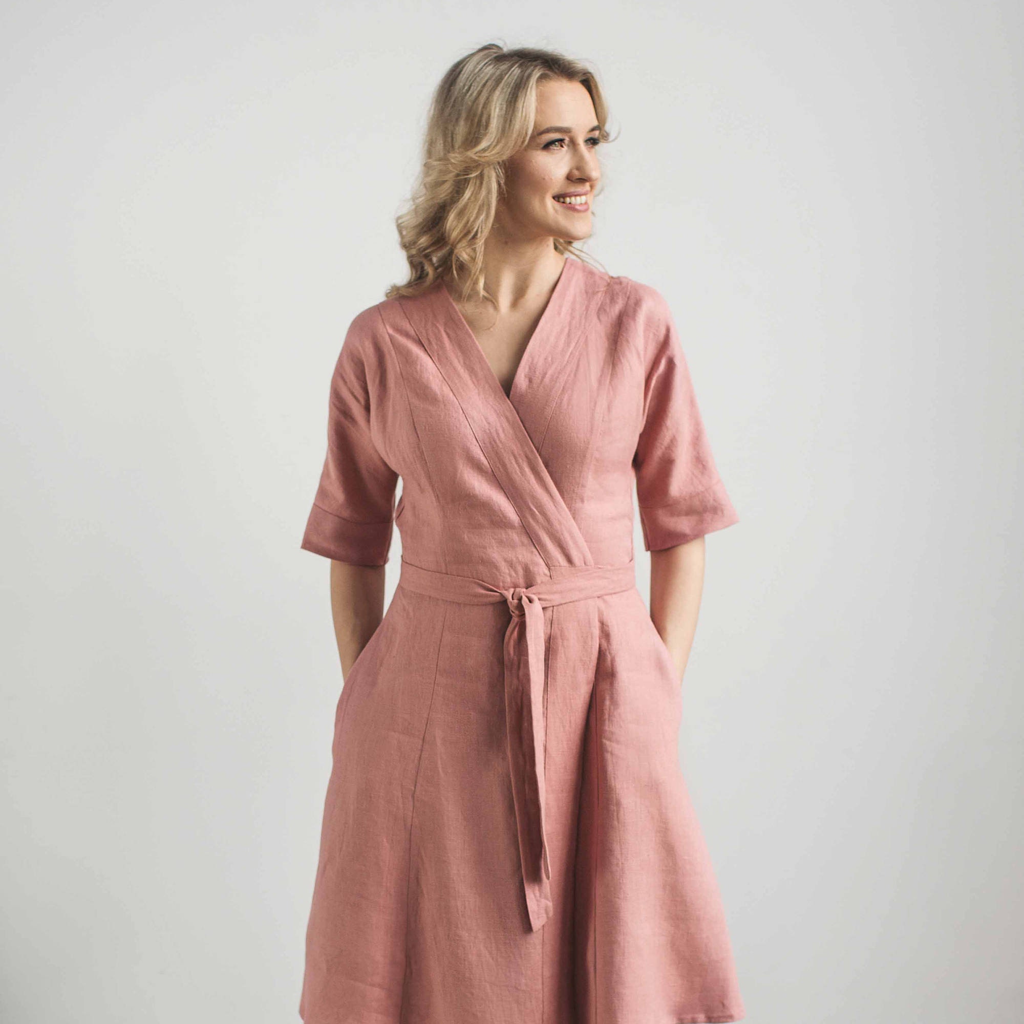 red wrap dress canada
