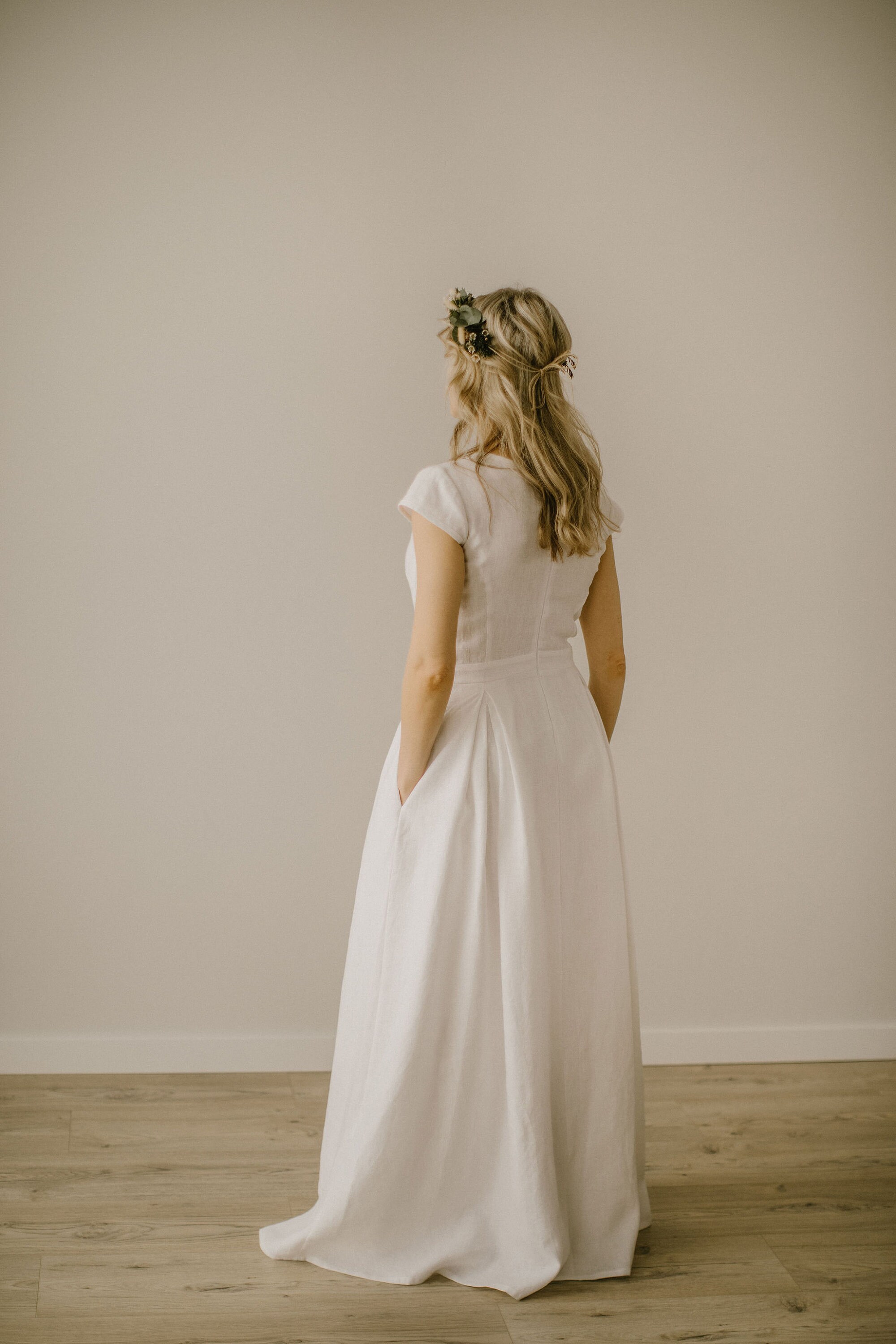 etsy a line wedding dress A Line Wedding Dress Classic Bridal Gown Custom Made Wedding Dress Handmade Modest Long Sleeve Bridal Gown Ukrainian Wedding Dress