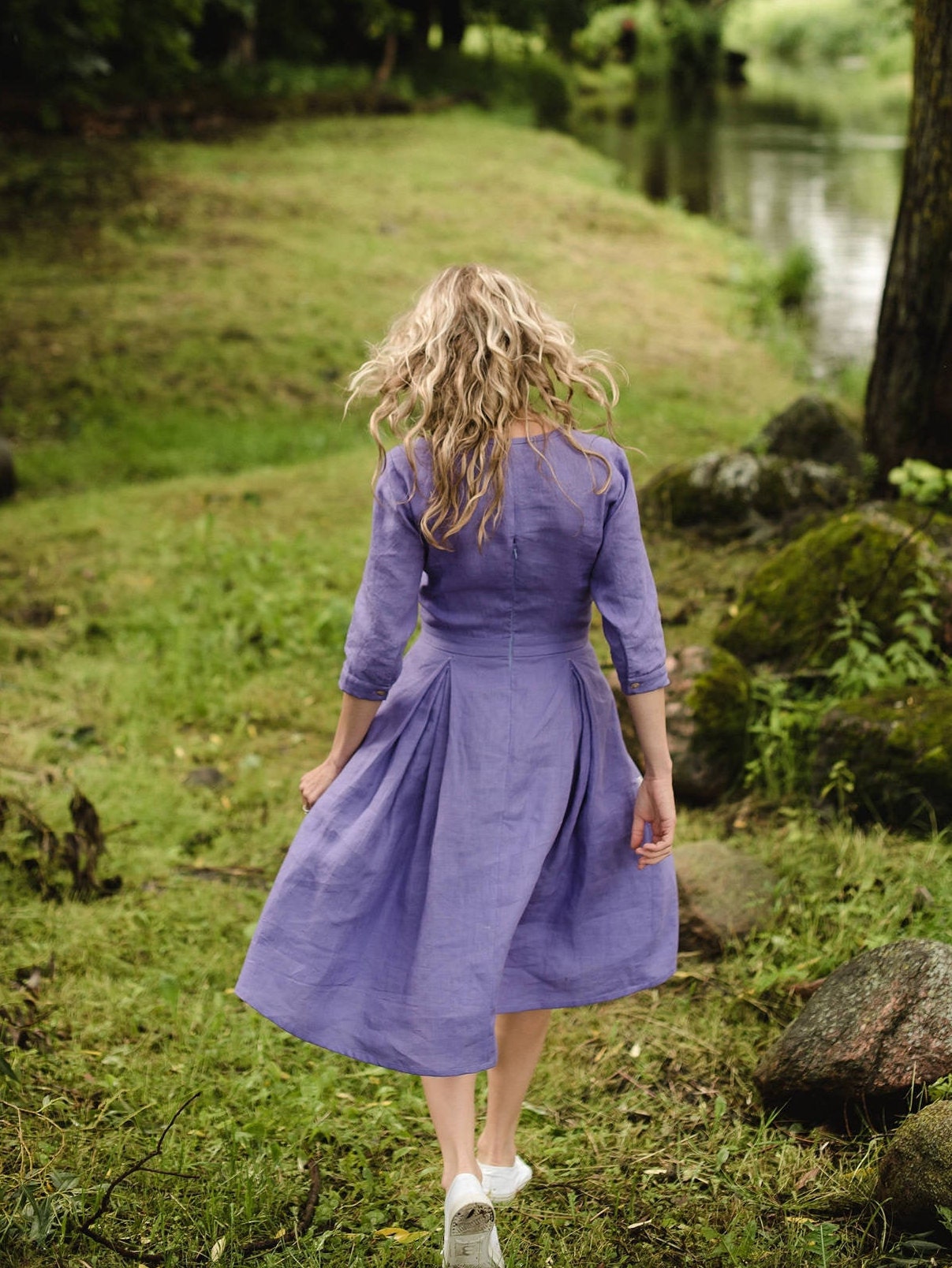 swing dress wedding guest