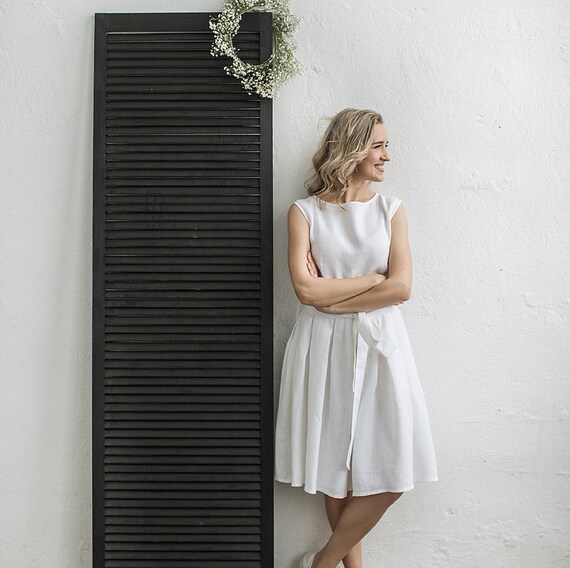linen sack dress