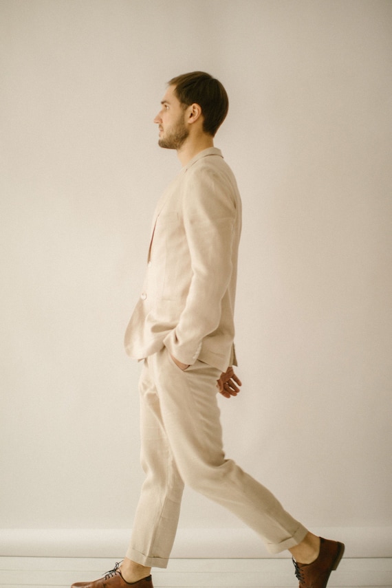 Mens bohemian cheap wedding suit