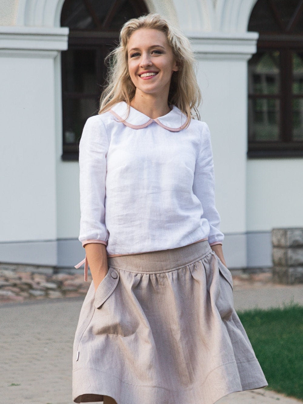 Peter Pan Collar Blouse