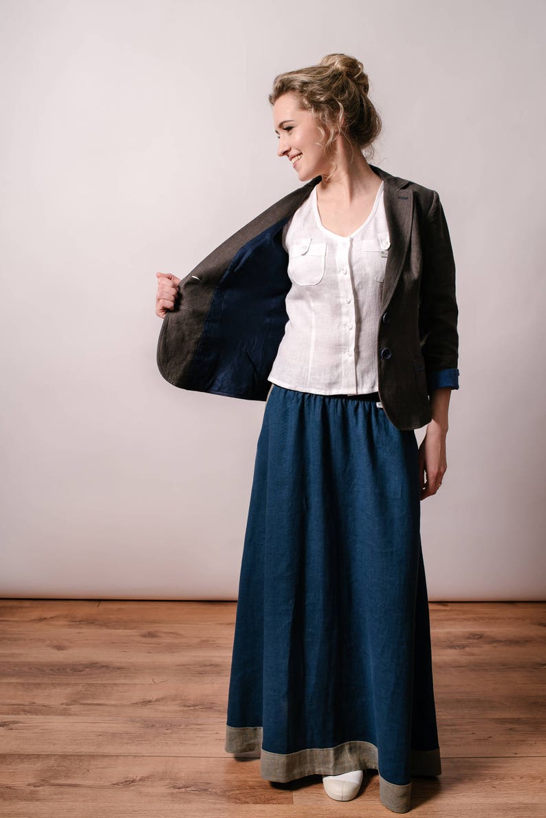 Linen Jacket Vintage Jacket Vintage Blazer Linen Blazer Etsy