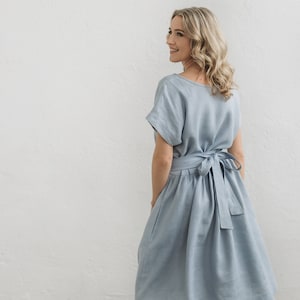 linen dress wedding