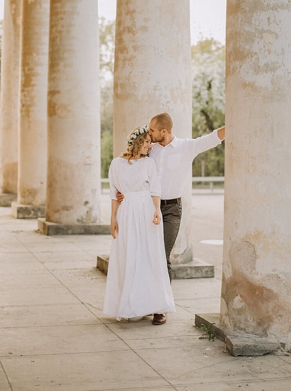Loose fit wedding dresses discount