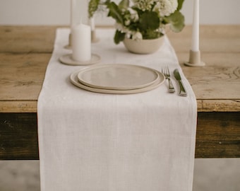 Wedding Table Runner, Rustic Linen Table Cover, Wedding Decorations, Tabel Deco, Boho Table Deco, Eco Friendly Wedding, Linen Decorations