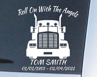 Semi Truck Decal Vinyl Decal Trucker Sticker Gift For Him TRUCKER DECAL Truck Driver Truck Yeah Decal Tractor Trailer Decal -