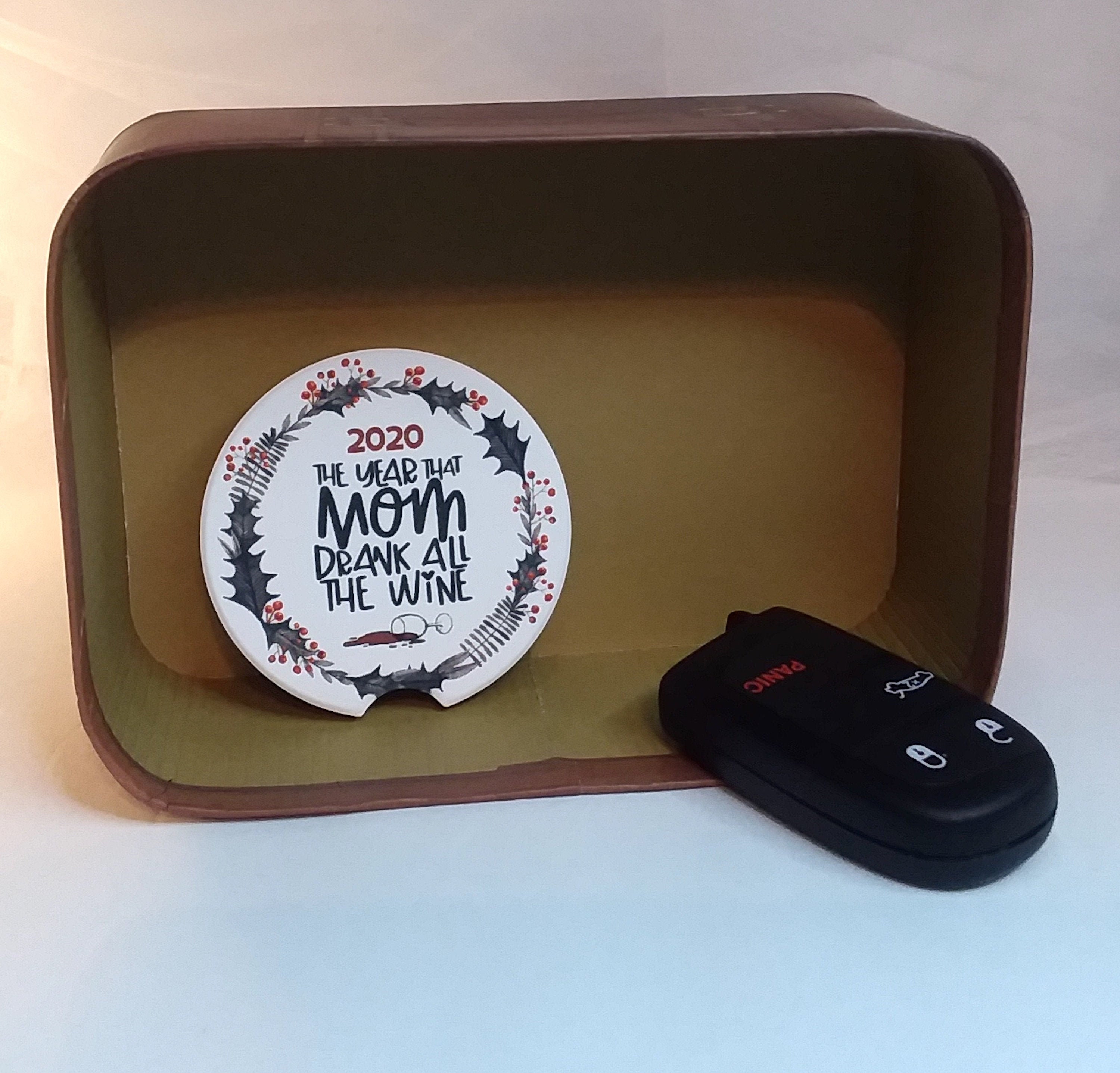 2020 Sandstone Car Coaster Funny Car Coaster the Year Mom Etsy UK