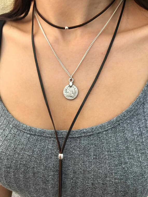 collar boho uno de 50 style necklace boho neclacke collar cuero y zamak collar zamak