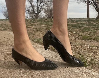 Low Heel Pumps - Etsy