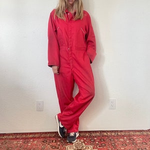 Red utility playsuit sale