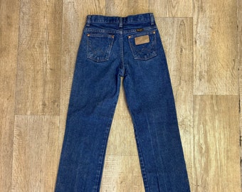 Vintage Little BB Kids Unisex Wrangler Blue Western Jeans Kids Size 12