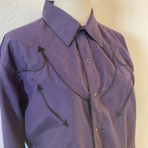 Mens purple western shirts shop