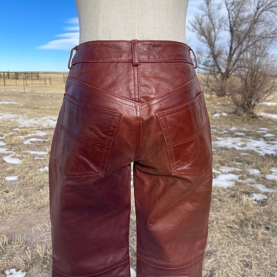 Etsy vintage hot sale leather pants