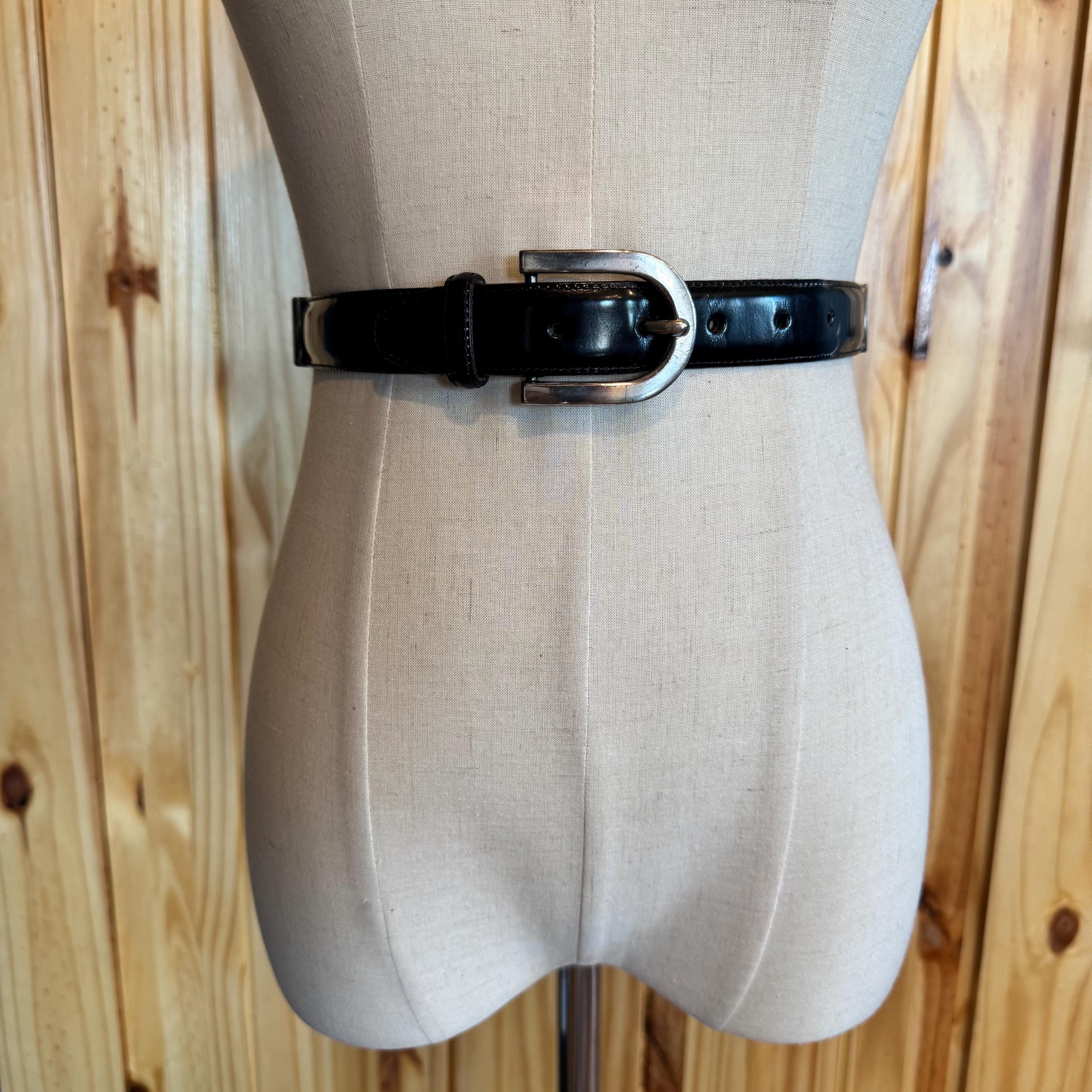 Brighton Belt Black Silver - Etsy