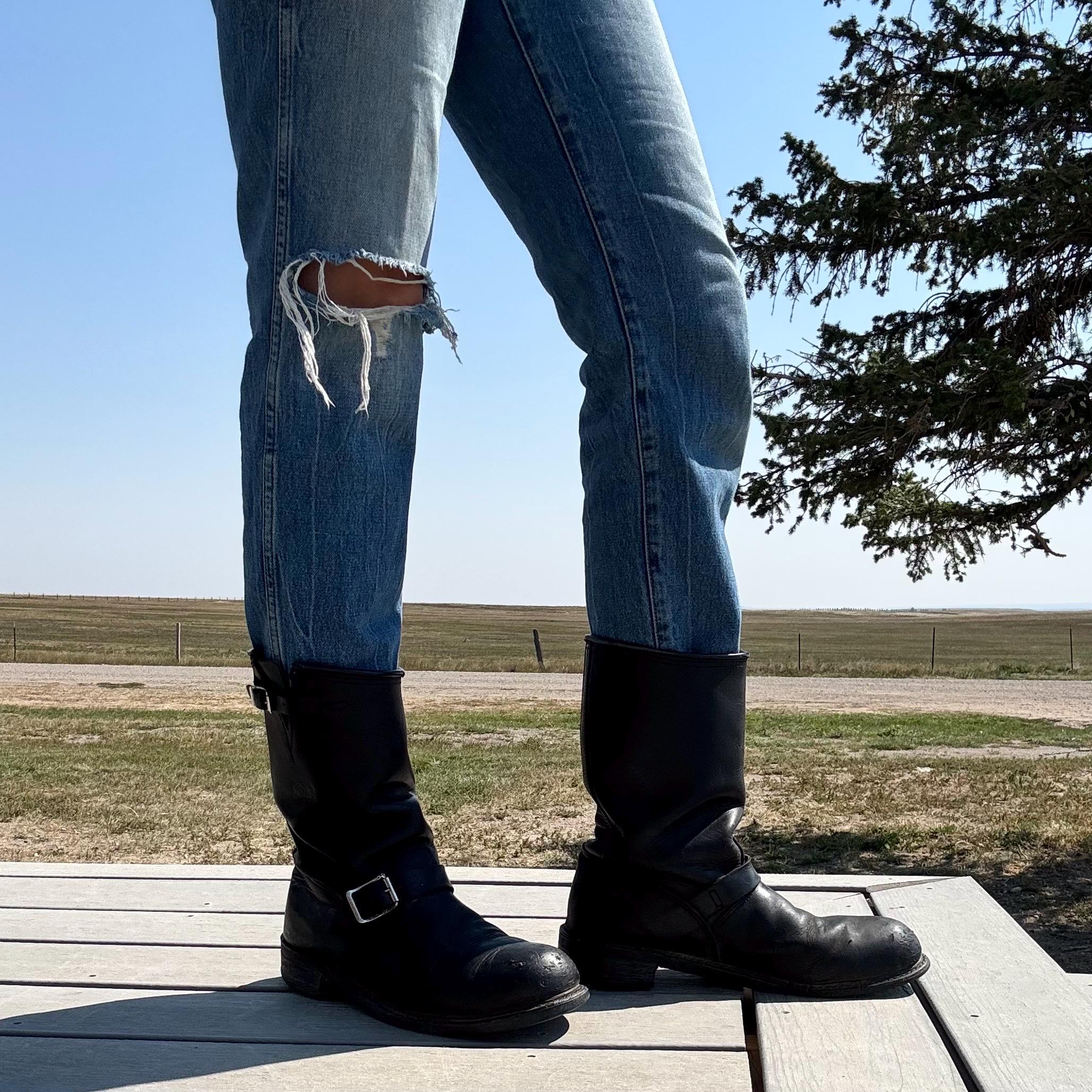 靴 Vintage leather work boots Vintage Work Boots - Etsy Canada