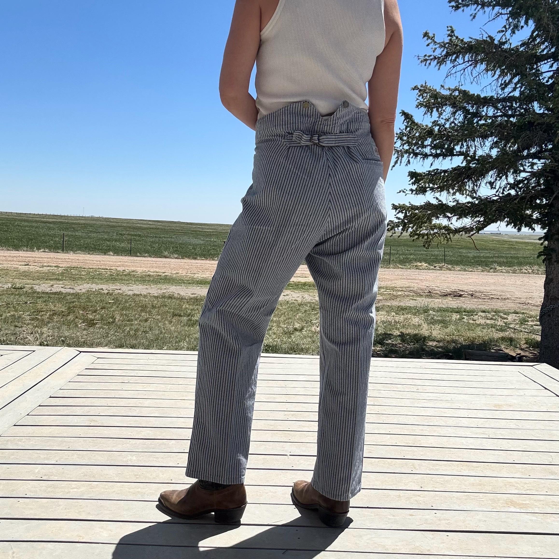 80s Striped Trousers - Etsy