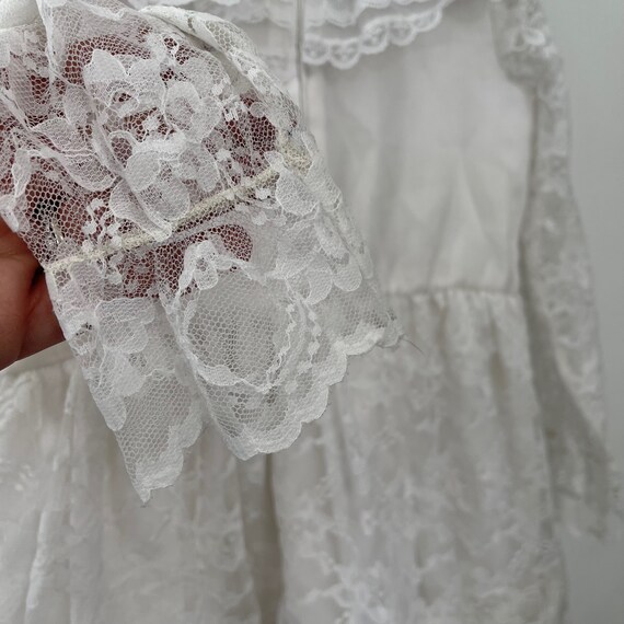 Lace R Girls Vintage Little BB Girls White Lace High Neck Victoria… - Gem