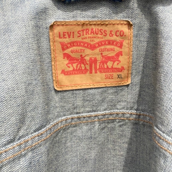 Vintage Levi's Red Tab Denim Chore Jacket - image 6